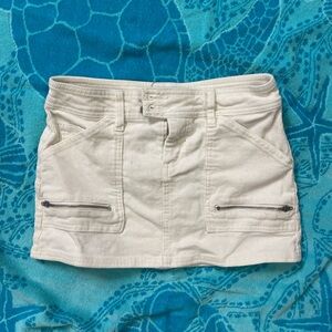 Forever 21 white mini skirt